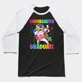 Kids Kindergarten Graduation Unicorn Baseball T-Shirt